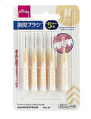 歯間ブラシ(I字型、M、キャップ付、5本)