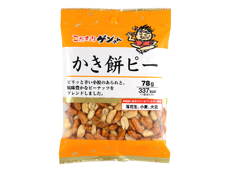 カネタ・ツーワン ゲンさんかき餅ピー 78g - 100均 通販 ダイソー