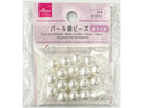 パール調ビーズ(ホワイト、18個)10mm