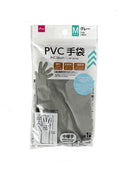 PVC手袋(グレー、M、1組)