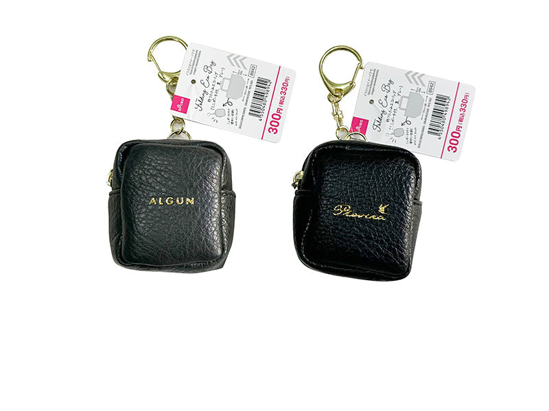 折りたたみエコバッグ（ミニポーチ付、黒、グレー） - 100均 通販