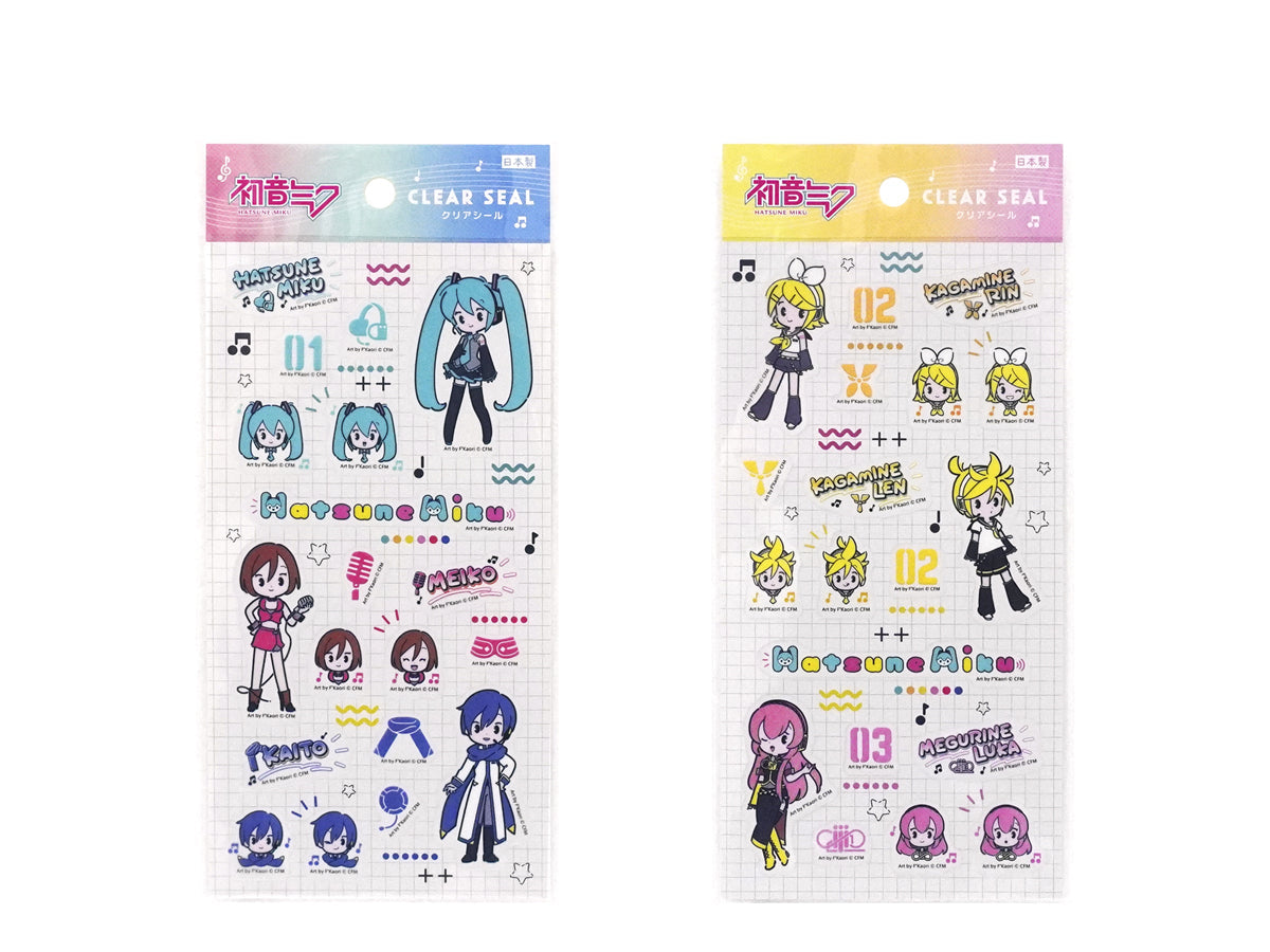 初音ミク クリアシール プチシリーズ - 100均 通販 ダイソーネット