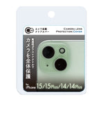 iPhone15/15Plus/14/14Plus用 カメラ保護クリアカバー