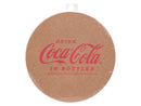 コルク鍋敷(コカ・コーラ、ASCE、赤)