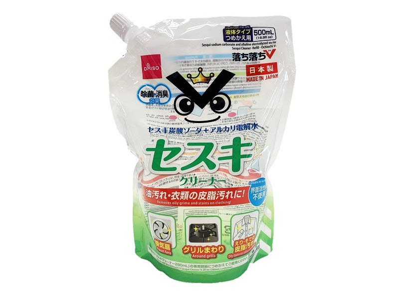 セスキ＋アルカリ電解水クリーナー（つめかえ用、落ち落ちV） - 100均