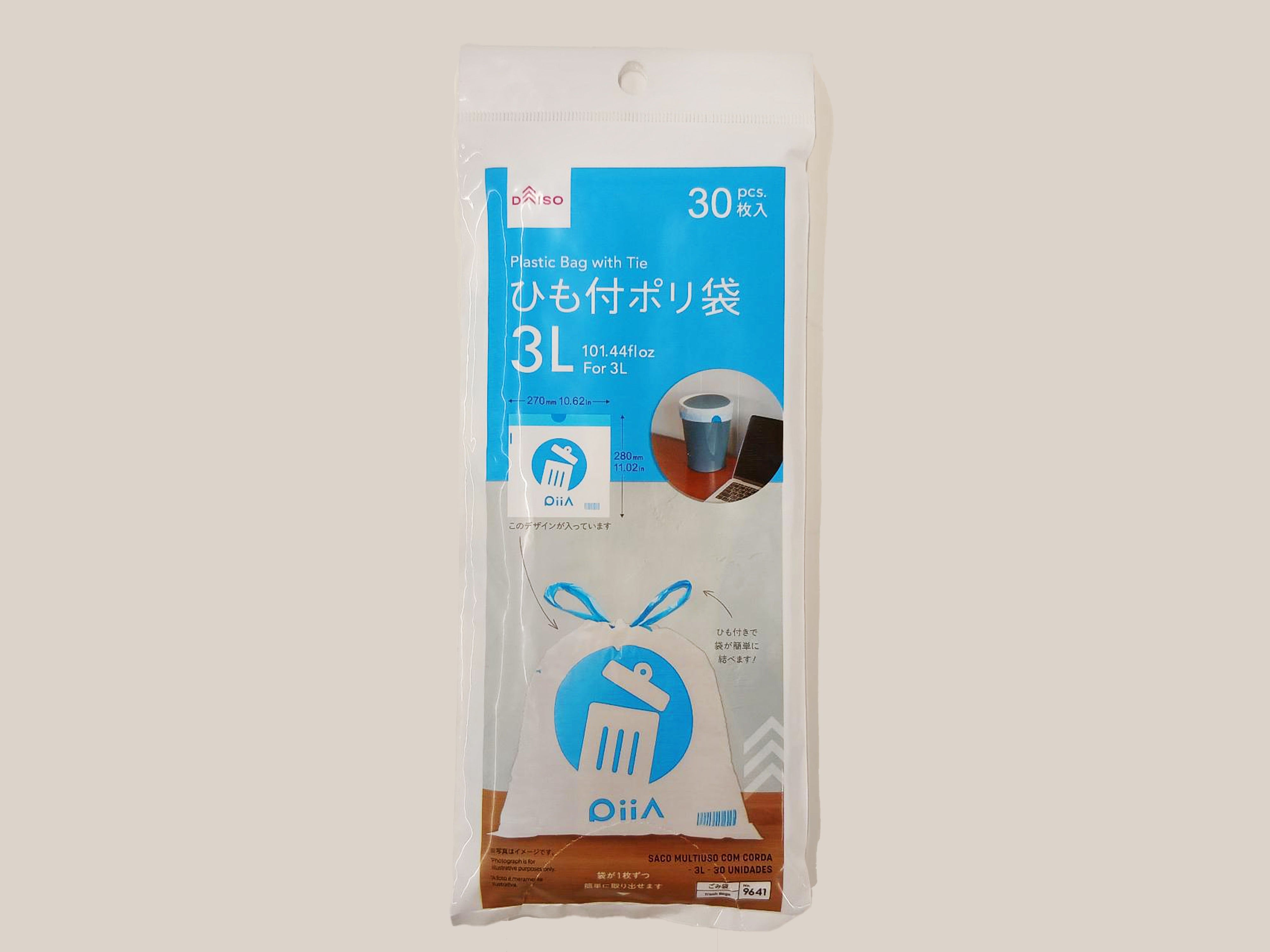 ひも付きポリ袋（3L用、30枚） - 100均 通販 ダイソーネットストア