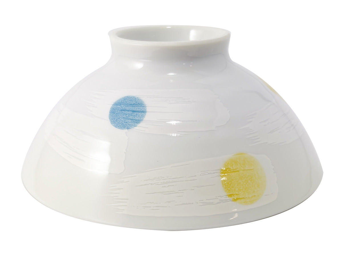 美濃焼大平茶碗（ドット、ブルー） - 100均 通販 ダイソーネットストア