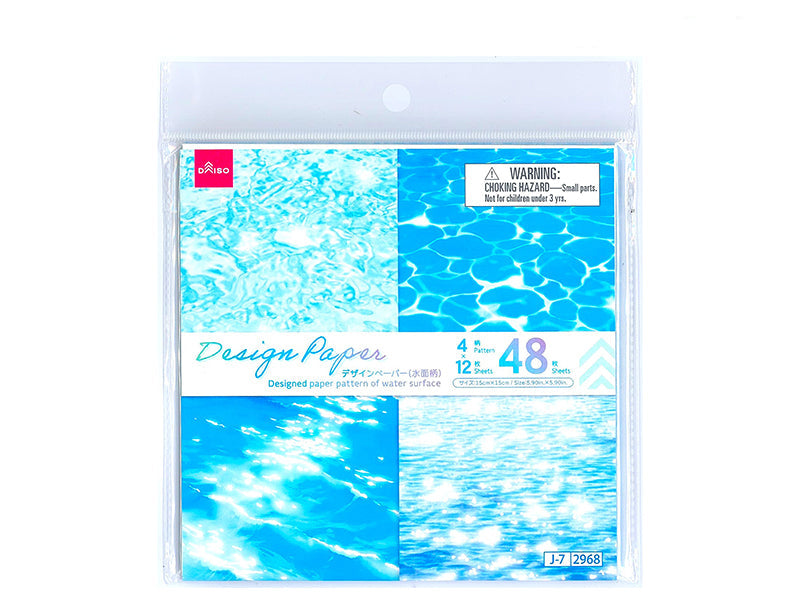 デザインペーパー【100サイズ】③ デザインペーパー（水面柄） - 100均 通販 ダイソーネットストア【公式】