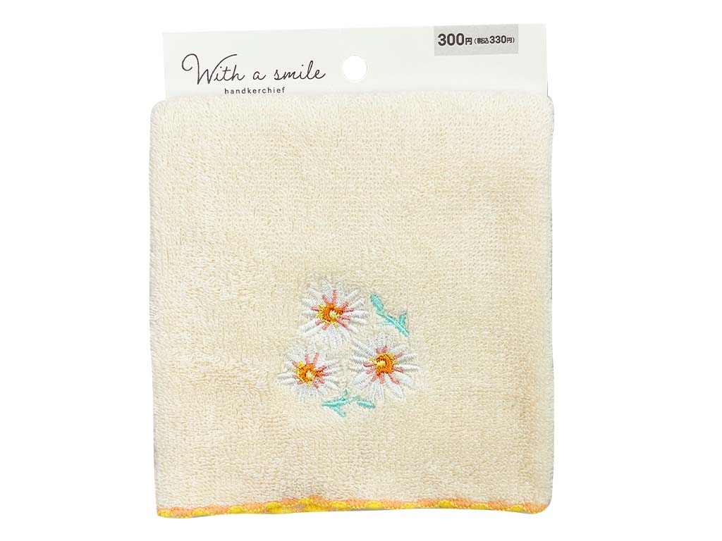 ミニタオル 花刺繍 OR - スリーピーネットストア通販【公式】