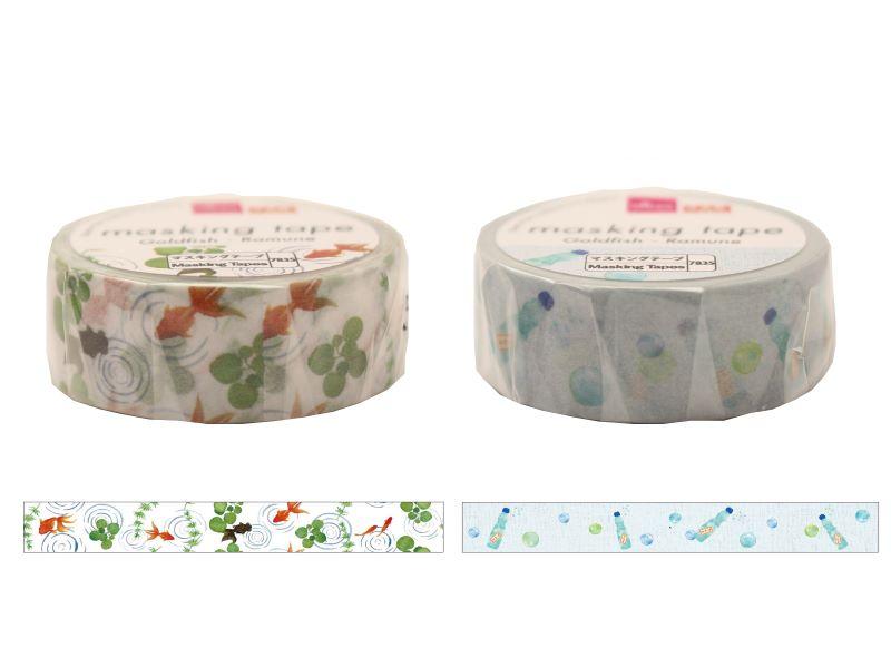 マスキングテープ（金魚、ラムネ） - 100均 通販 ダイソーネットストア