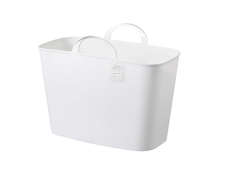 Fromバリ ビーズバスケット3点セット（ホワイト） おもちゃバスケット