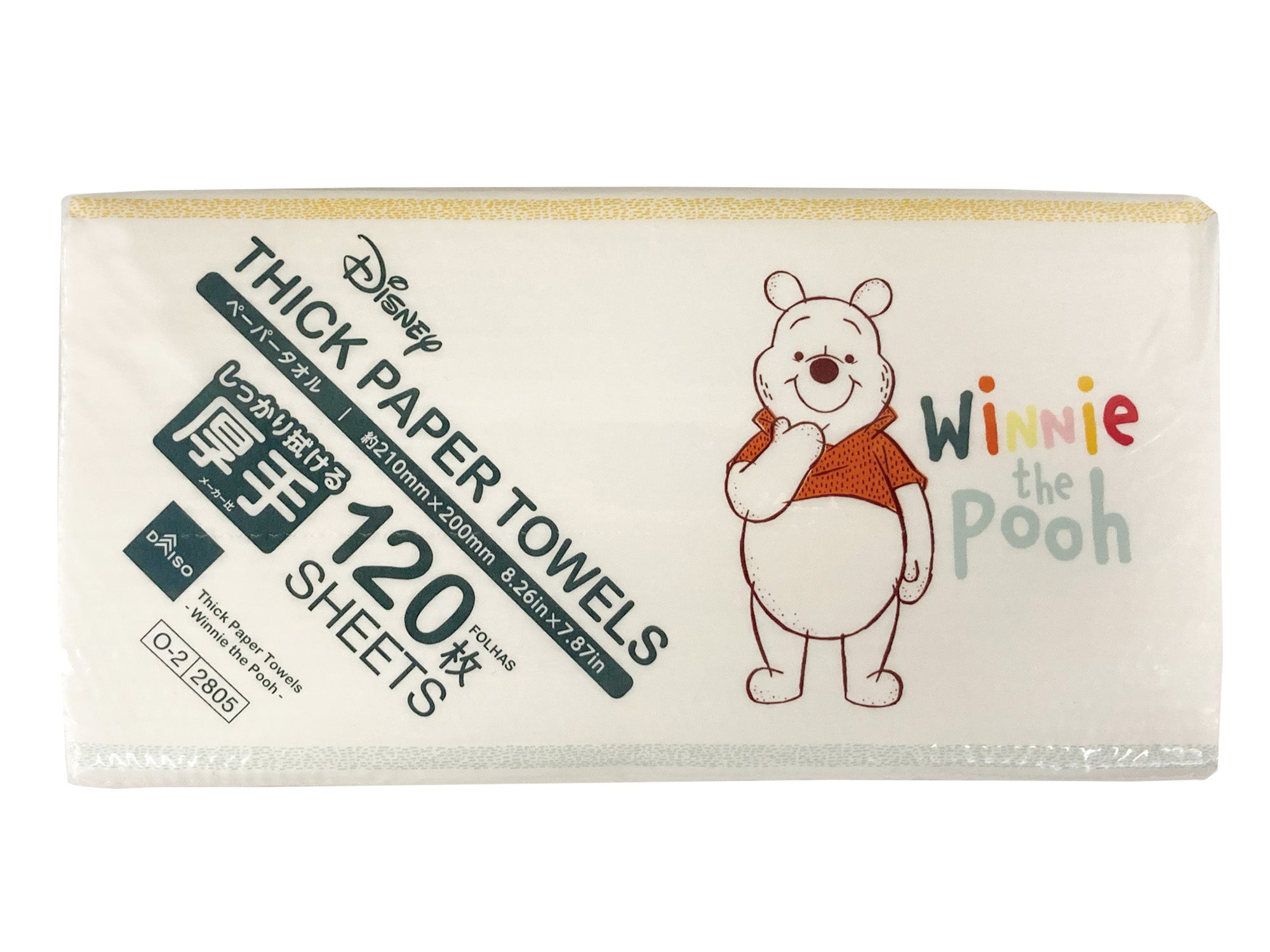 厚手ペーパータオル、120枚（くまのプーさん） - 100均 通販