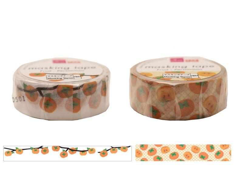 マスキングテープ（フルーツ、柿） - 100均 通販 ダイソーネットストア