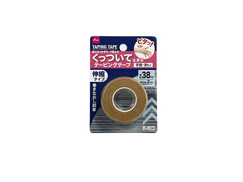 くっついて止まるテーピングテープ伸縮タイプ幅３８ｍｍ×長さ２ｍ - ダイソーネットストア【公式】