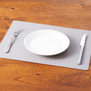 フェイクレザーマット(角型、ダークグレー・ライトグレー)