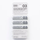 アルカリ乾電池(単3形、5本)