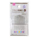 フランス刺繍針(12本)