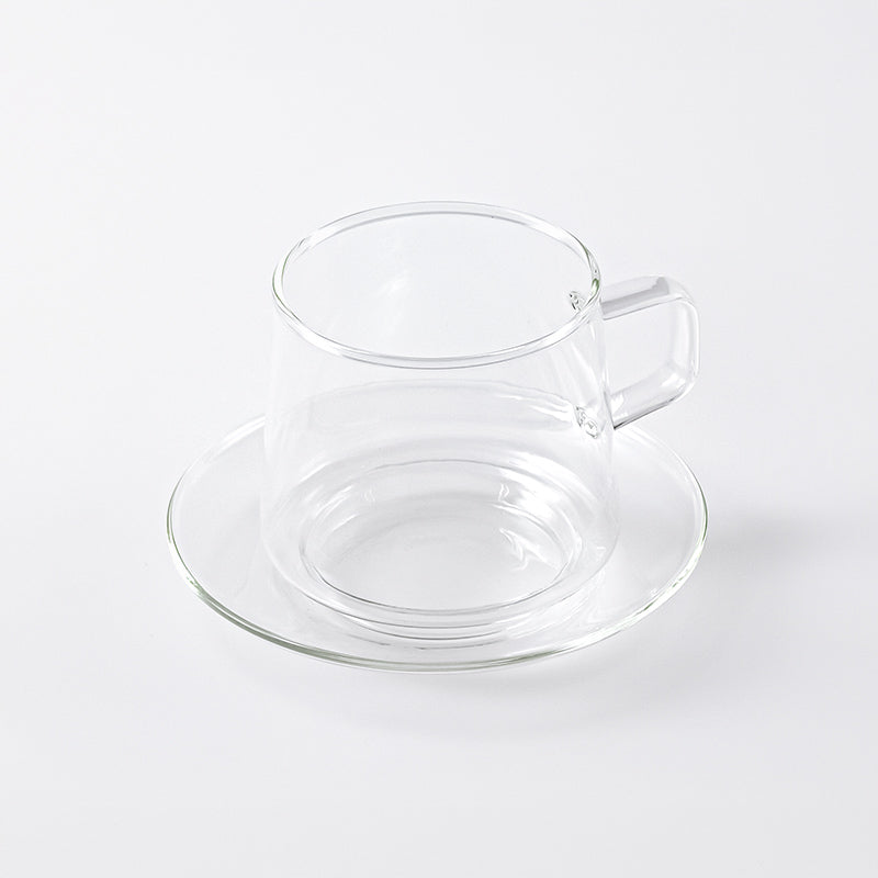 耐熱ガラススタッキングカップ＆ソーサー380mL - 100均 通販