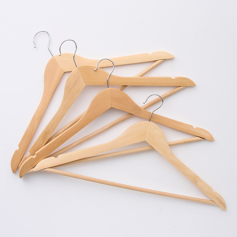 木製ハンガー（4本） - 100均 通販 ダイソーネットストア【公式】