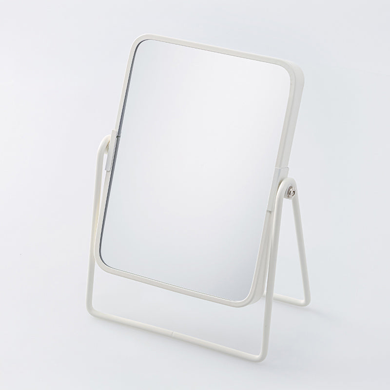 スチールスタンドミラー（スクエア、白） - 100均 通販 ダイソーネット