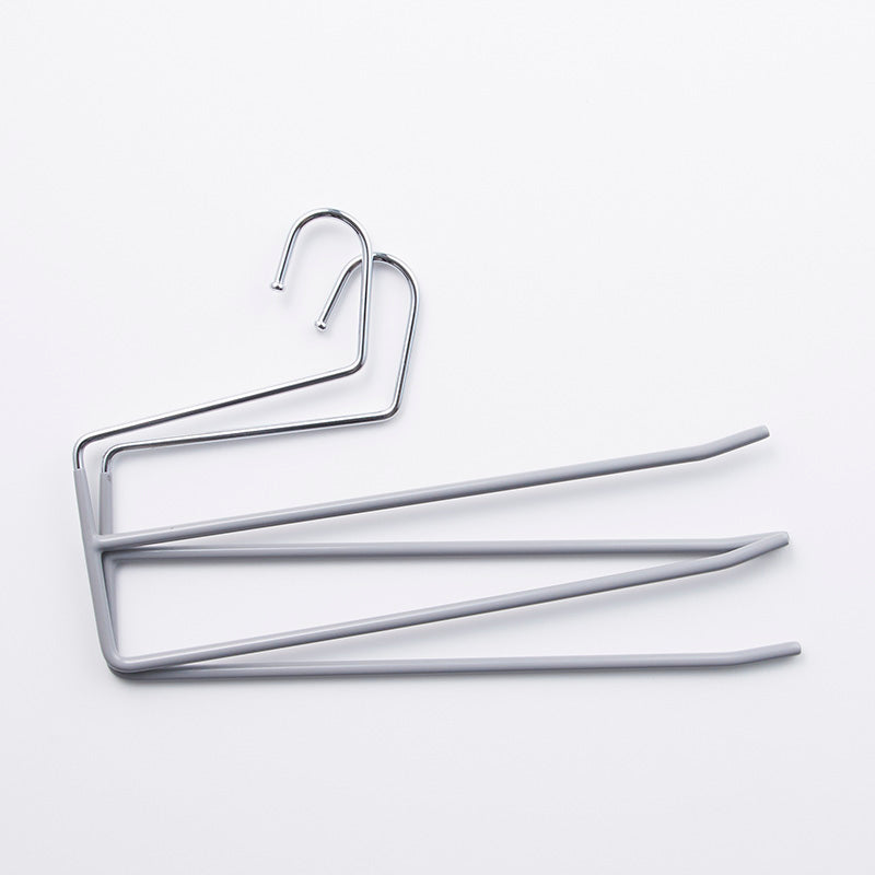 滑りにくいスラックスハンガー（クールグレー、2本） - 100均 通販