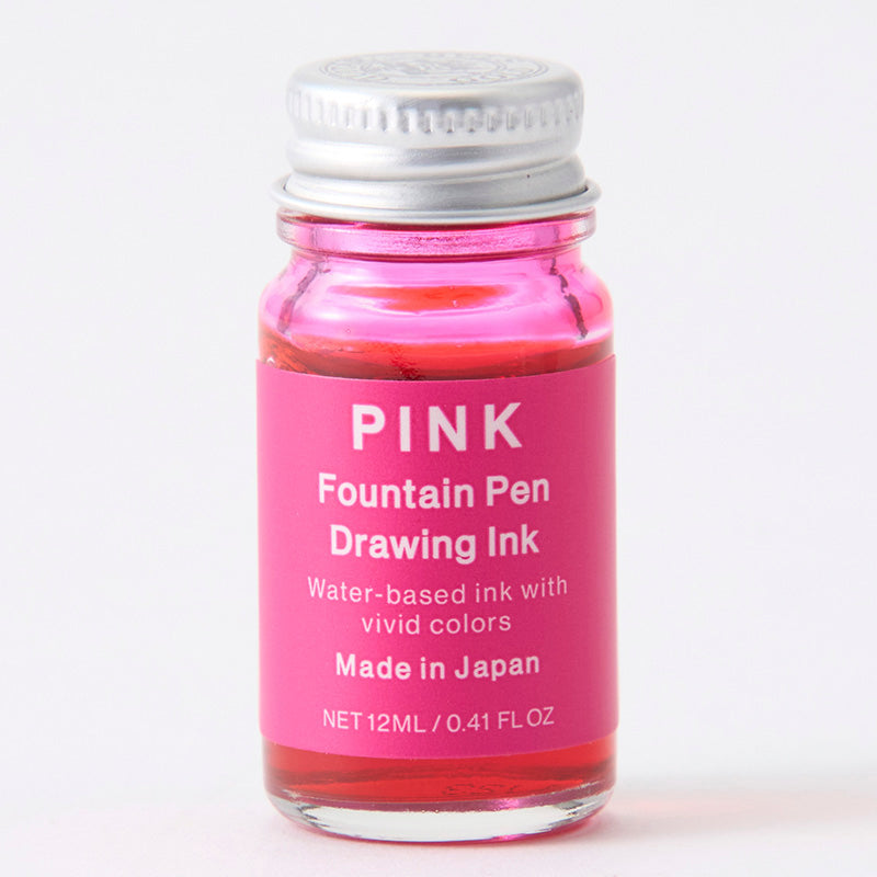 万年筆・ガラスペン用インクセット(ピンク・赤系) 彩色インキ 桃色（ガラスペン、万年筆用） - 100均 通販 ダイソー