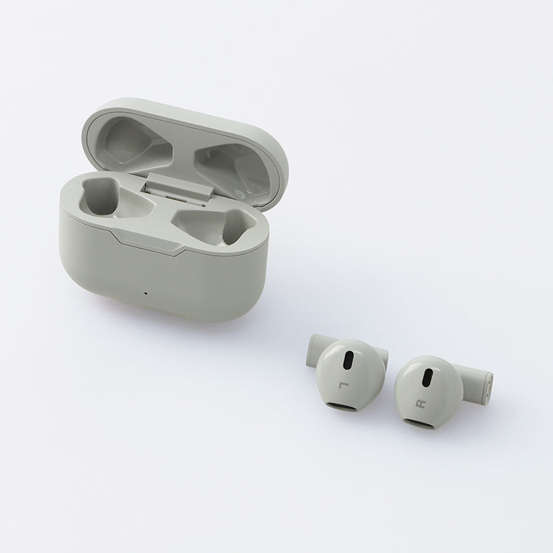 DAISO ワイヤレスイヤホン ５点 セット 完全ワイヤレスイヤホン（TWS005、GY） - 100均 通販 ダイソー