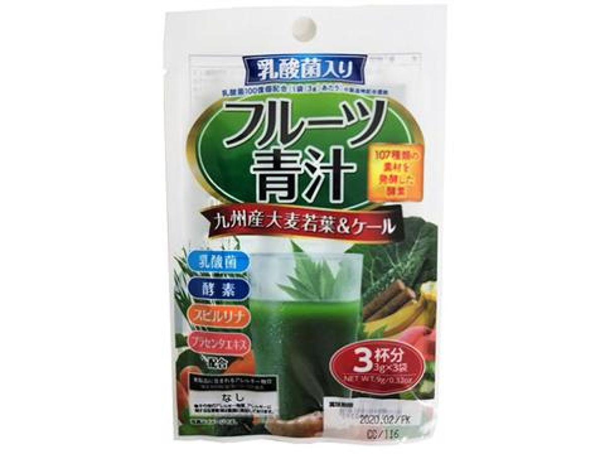 めっちゃ　たっぷりフルーツ青汁30包Х3箱 たっぷりフルーツ青汁