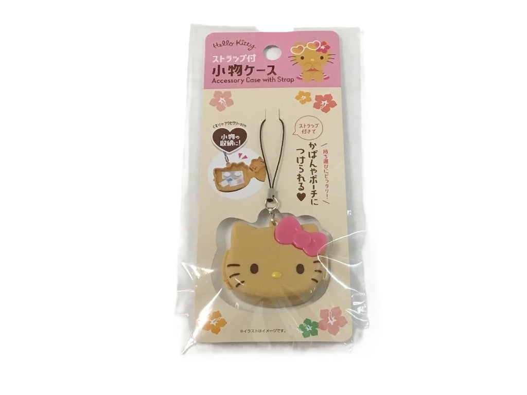 日焼けキティ ストラップ 夏期限定 即購入可 日焼けキティ ダイソー セリア ストラップ付 小物ケース 新品