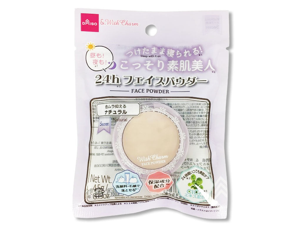 ＆．WithCharm 24hフェイスパウダー ナチュラル - 100均  
