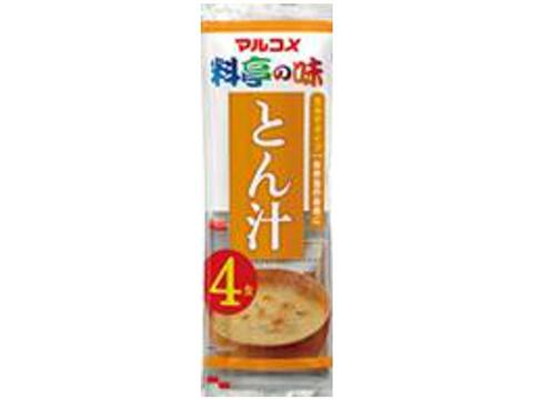 マルコメ 即席生みそ汁 とん汁 4食 - 100均 通販 ダイソーネット