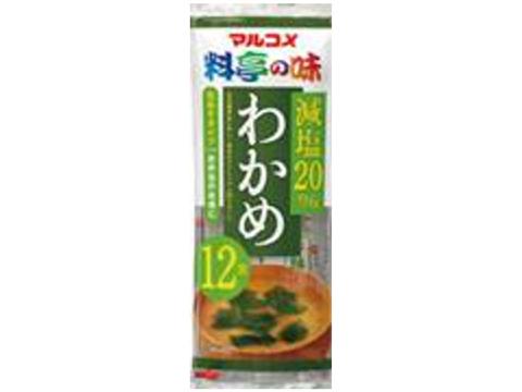 マルコメ 即席生みそ汁減塩わかめ 12食 - 100均 通販 ダイソーネット