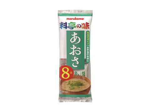 マルコメ 即席生みそ汁 あおさ 8食 - 100均 通販 ダイソーネット