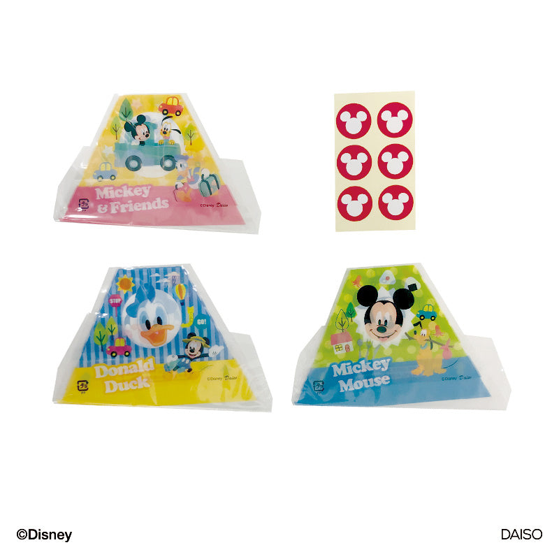 ディズニーおにぎりパック ミッキー＆フレンズ 3柄×2枚入 - 100均 