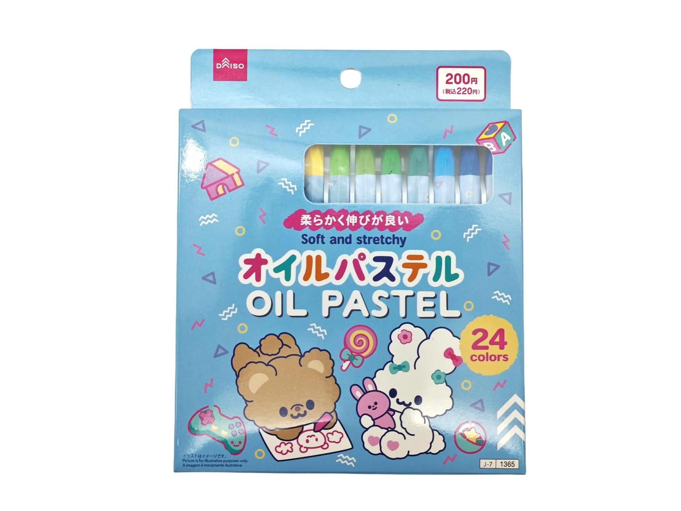 オイルパステル画　B５サイズです。 オイルパステル（24色） - 100均 通販 ダイソーネットストア【公式】