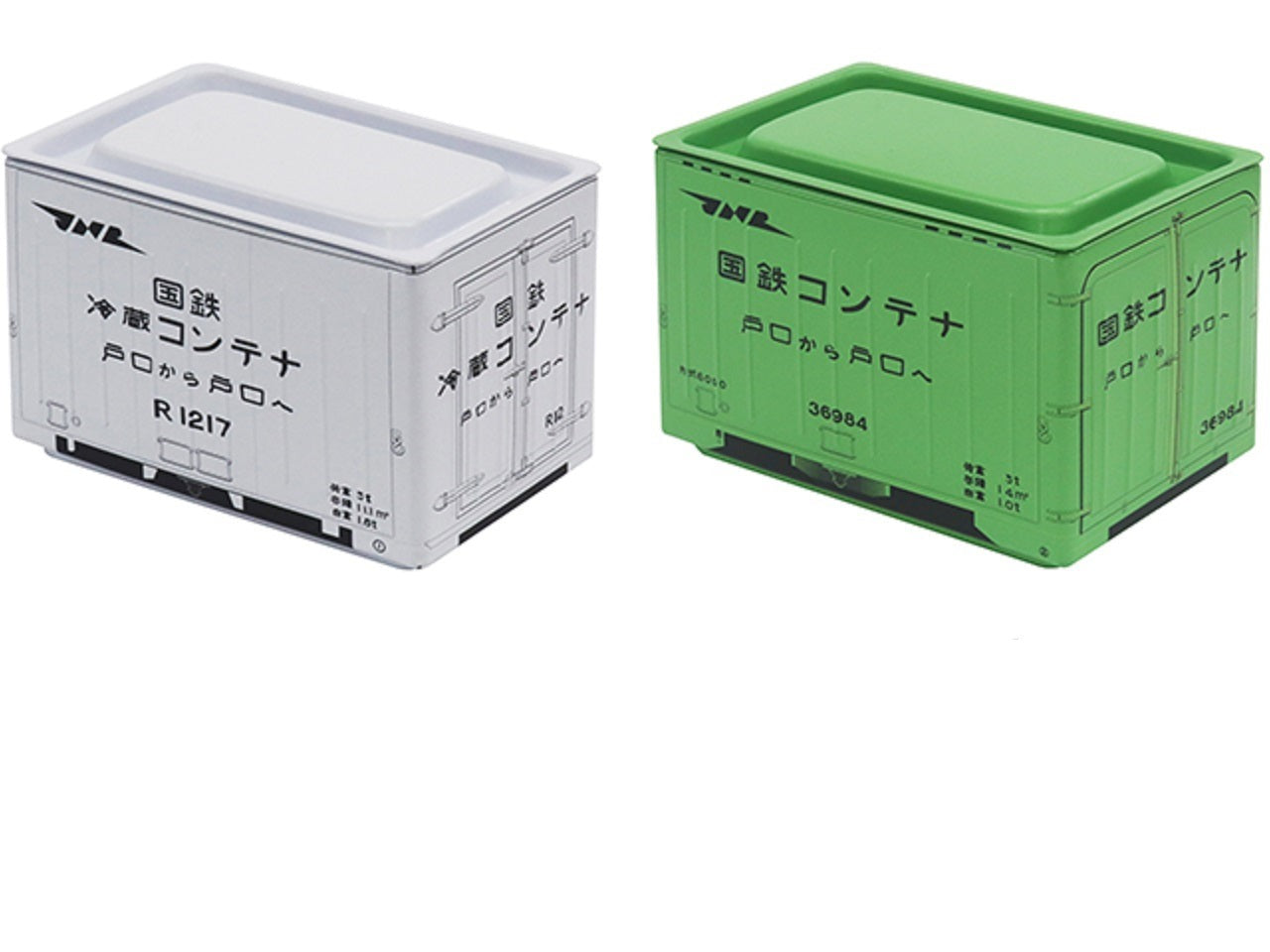 国鉄コンテナ型のおもちゃ