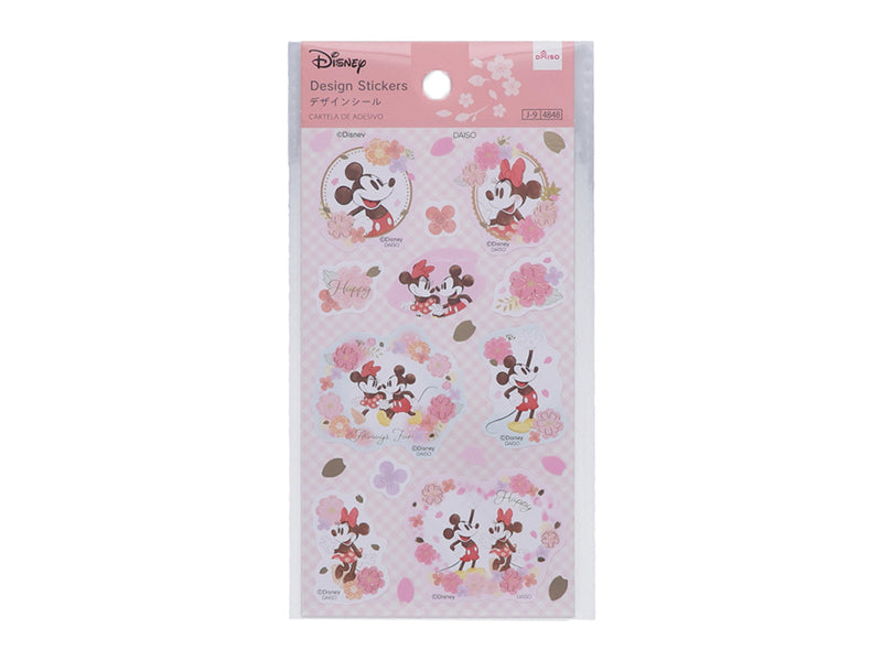 デザインシール、さくらCG（ミッキー＆ミニー） - 100均 通販