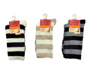 パイルソックス(レディース、ボーダー)