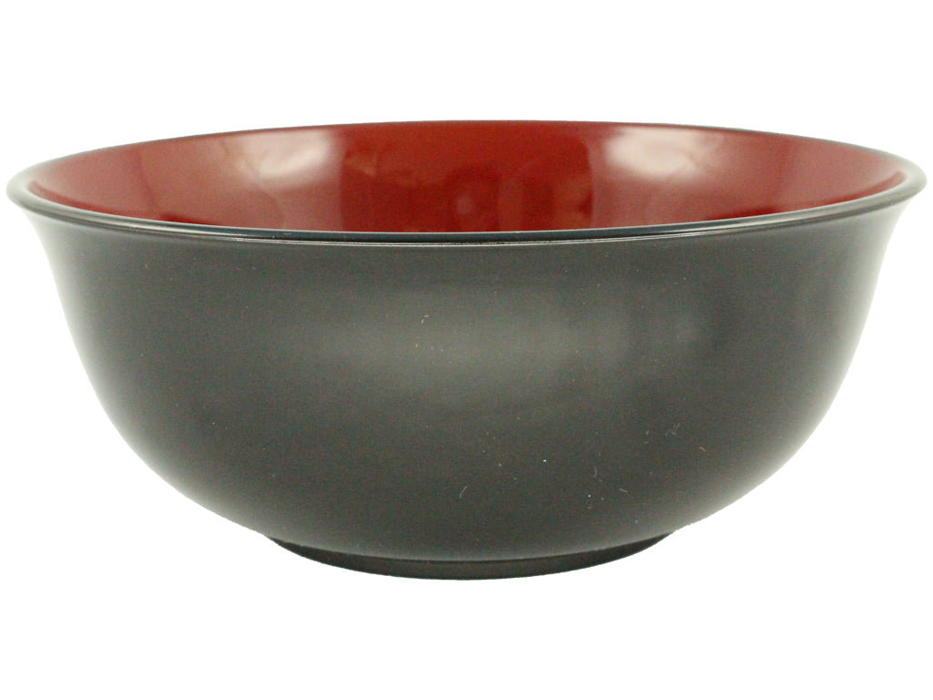 会津塗ラーメン鉢（食洗機対応、黒内朱） - 100均 通販 ダイソーネット