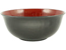 会津塗ラーメン鉢(食洗機対応、黒内朱)