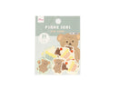 フレークシール(Sweet Animals、クマ)
