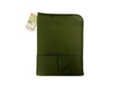 バッグインバッグ(3ポケット、A4、グリーン)