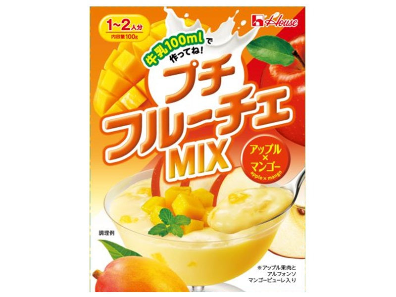 ハウス プチフルーチェMIX アップル×マンゴー 100g - 100均