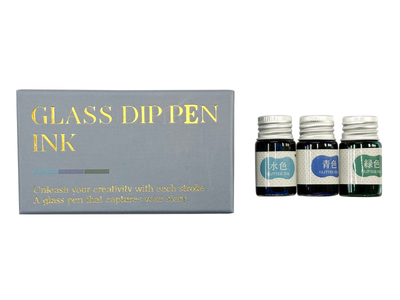 ガラスペンインク（ラメ入、寒色） - スリーピーネットストア通販【公式】