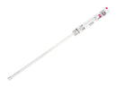 白い伸縮式つっぱり棒65cm-100cm、Φ1.0cm-Φ1.3cm