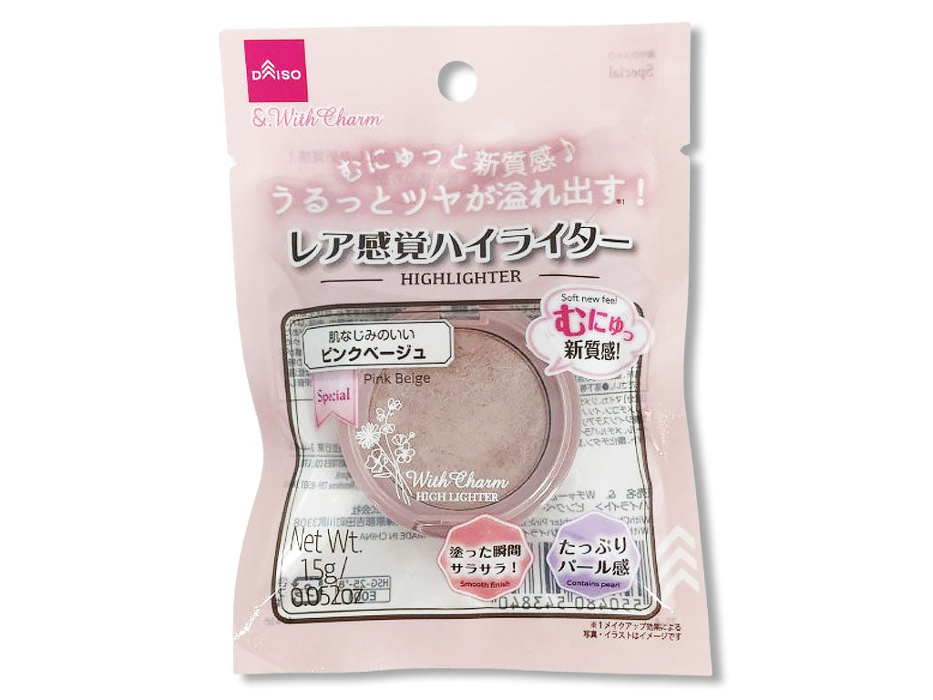 ＆．WithCharm レア感覚ハイライター ピンクベージュ