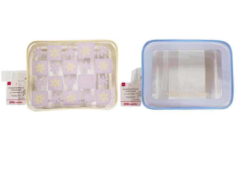 100円ショップのぽーち ループ付マチ付ポーチ（ポップ） - 100均 通販 ダイソーネット