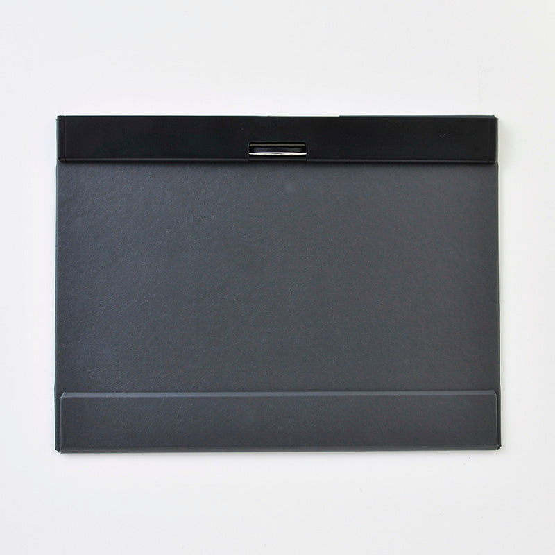 マグネットフラップがついたクリップボード（ヨコ、GY） - 100