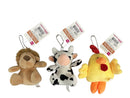 マスコットキーホルダー(ウシ、チキン、ライオン)