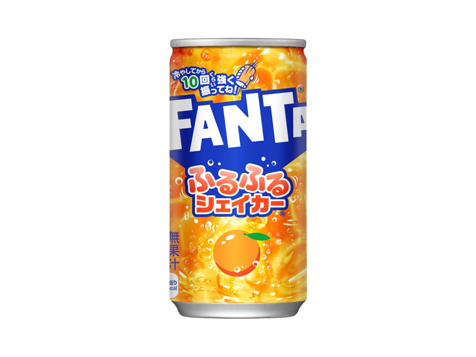 コカ・コーラ ファンタふるふるシェイカーオレンジ 180ml - 100均